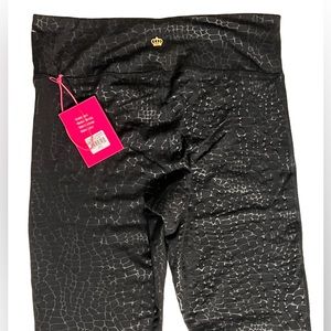 Juicy Couture Sport High-Waist Foil print Crocodile Leggings